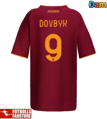 AS Roma Artem Dovbyk #9 Hemmatröja Dam 2025-26 Kortärmad